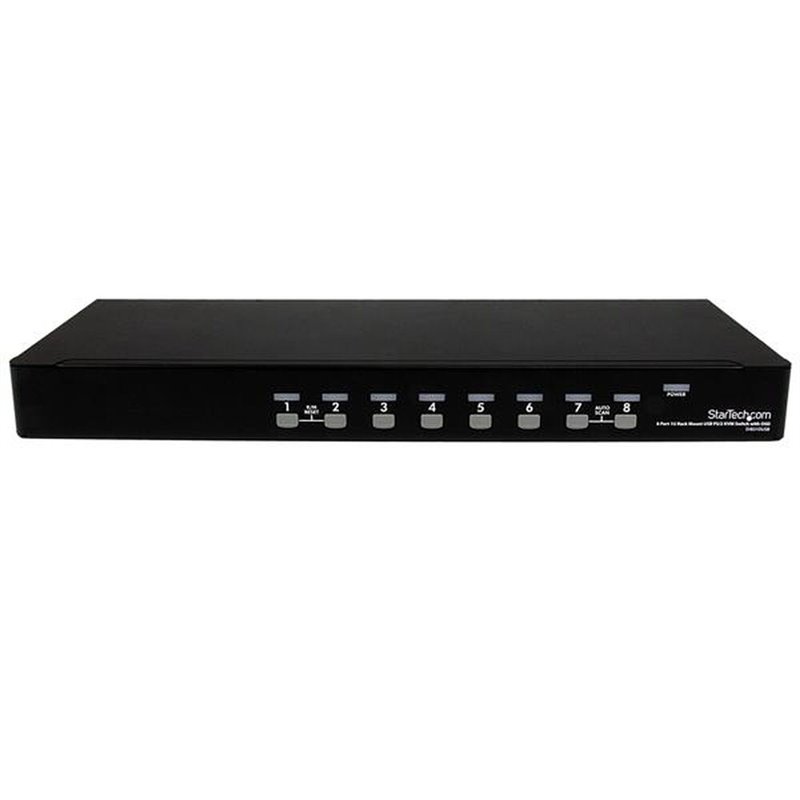 Startech.com Commutateur KVM PS/2 USB 8 ports 1U empilables sur rack avec OSD