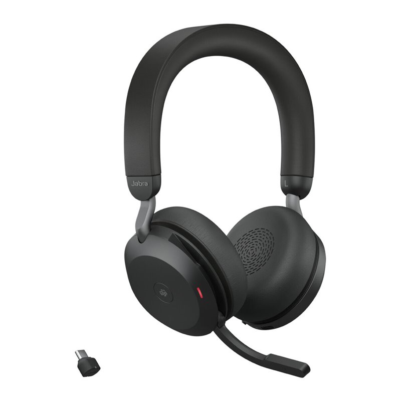 Image secondaire de Jabra 27599-999-889 écouteur/casque Avec fil &sans fil Arceau Appels/Musique USB Type-C Bluetooth Socle de chargement Noir