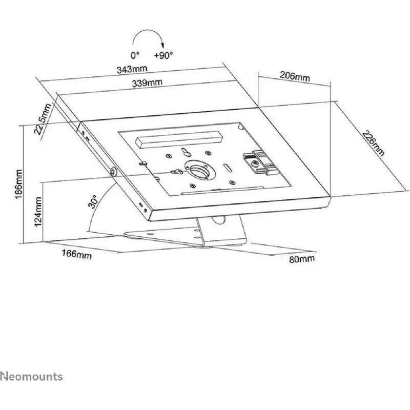 Image secondaire de Neomounts support de table/mural pour tablettes