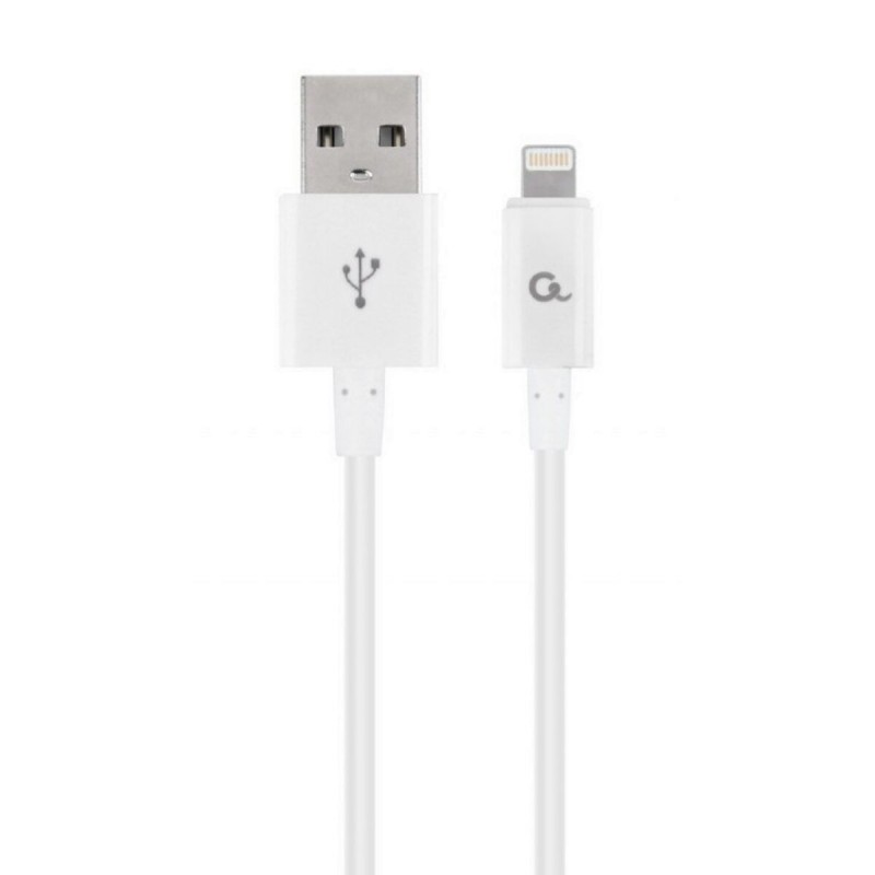 Câble Lightning Câblexpert CC-USB2P-AMLM-2M-W