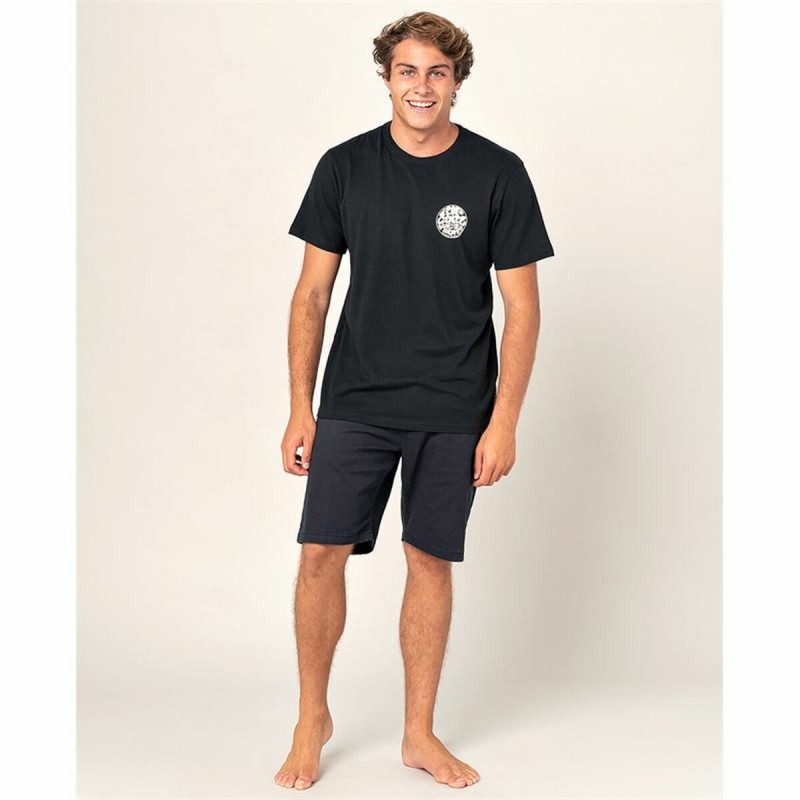 Image secondaire de T shirt à manches courtes Rip Curl Wettie Essential Noir Homme