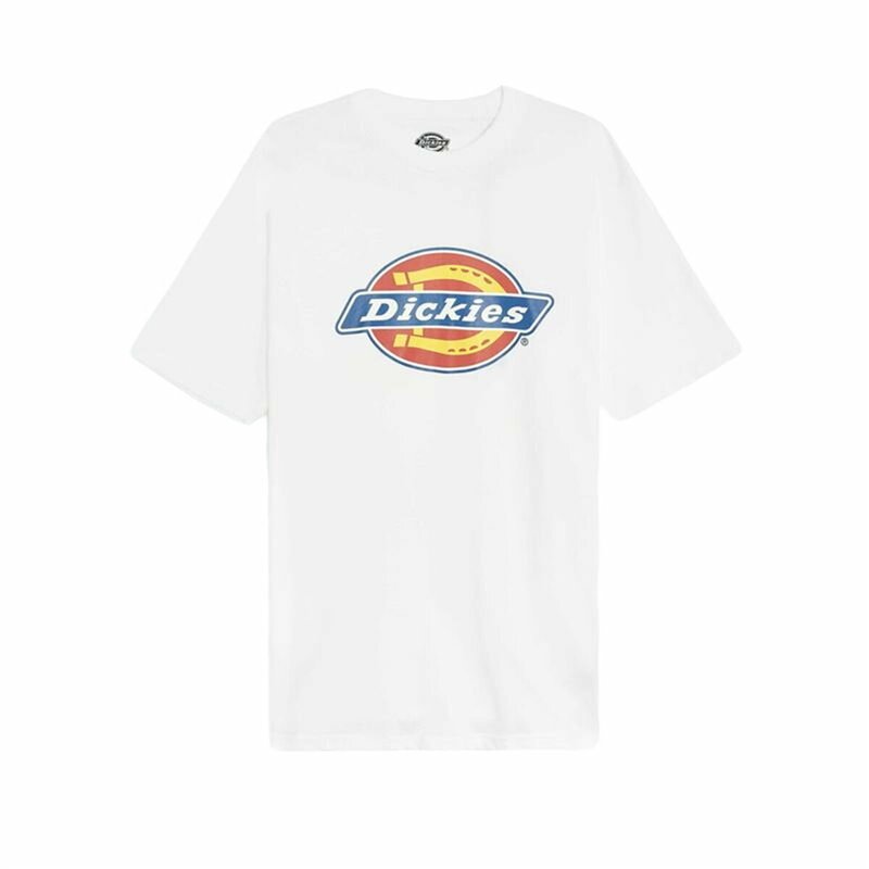 T shirt à manches courtes Dickies Icon Logo Blanc Unisexe