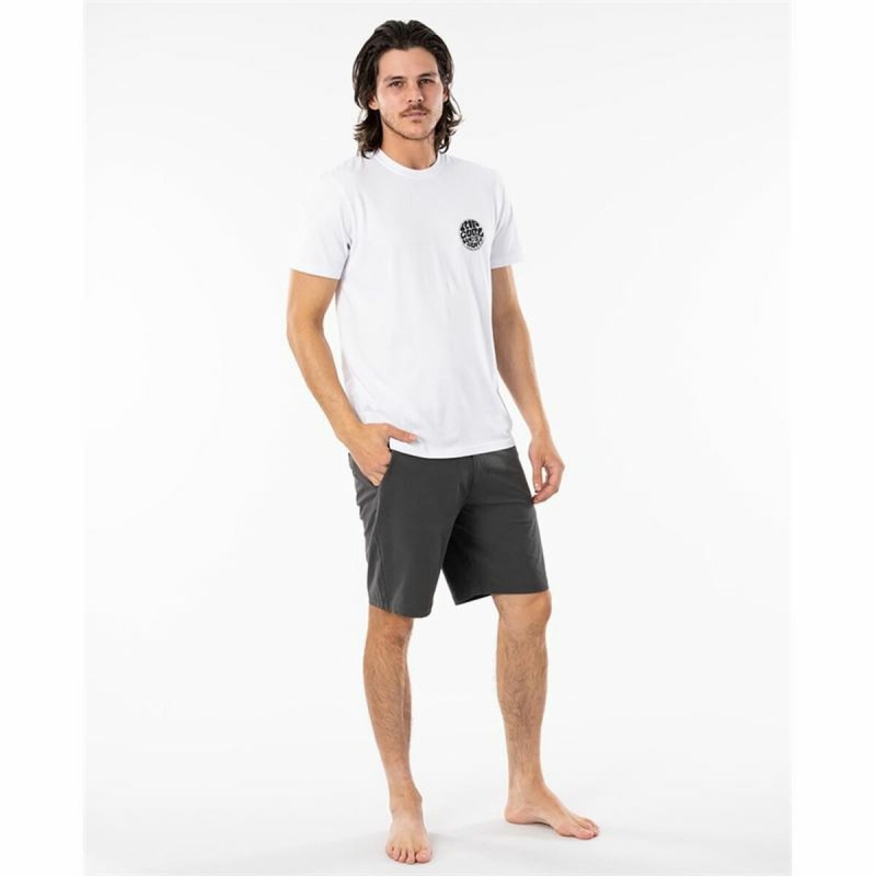 Image secondaire de T shirt à manches courtes Rip Curl Wettie Essential Blanc Homme