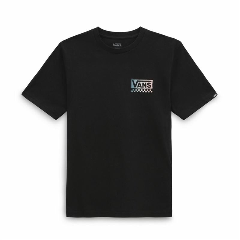 T-Shirt à manches courtes enfant Vans Global Stack-B Noir