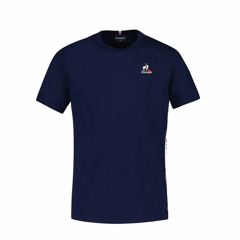 T-Shirt à manches courtes enfant Le coq sportif N°1 Tricolore Bleu