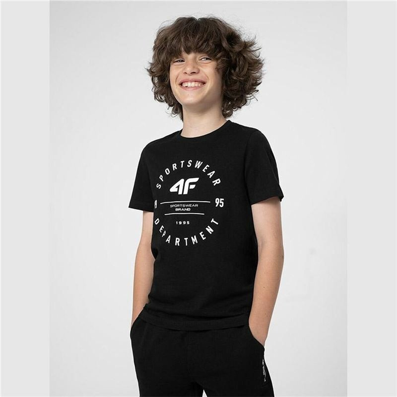 Image secondaire de T-Shirt à manches courtes enfant 4F M294 Deep Noir