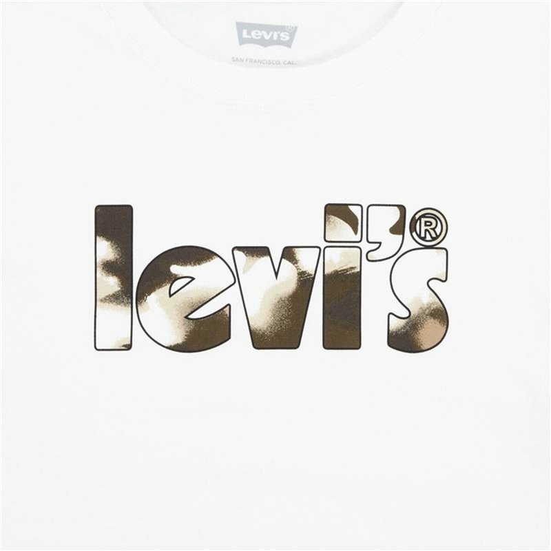 Image secondaire de Chemisette Levi's Camo Poster Logo Bright Blanc