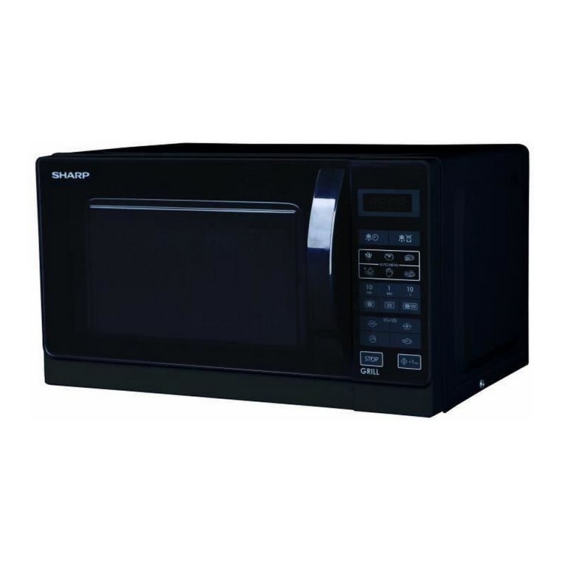 Image secondaire de Sharp R-742BKW micro-onde Comptoir Micro-ondes grill 25 L 900 W Noir