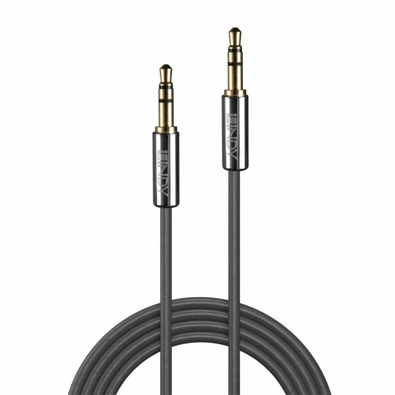 Image secondaire de Lindy 35321 câble audio 1 m 3,5mm Anthracite
