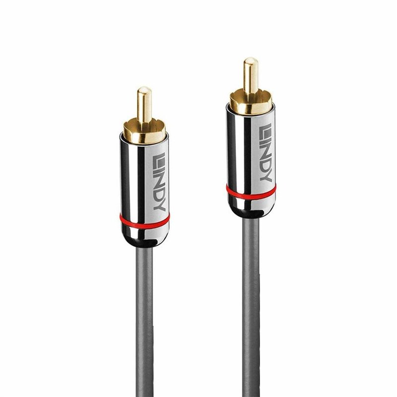 Lindy 35339 câble audio 1 m RCA Anthracite