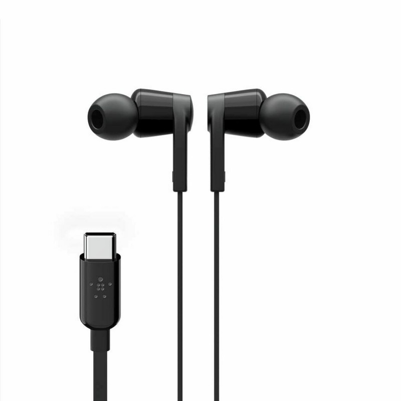 Belkin ROCKSTAR Écouteurs Avec fil Ecouteurs Appels/Musique USB Type-C Noir