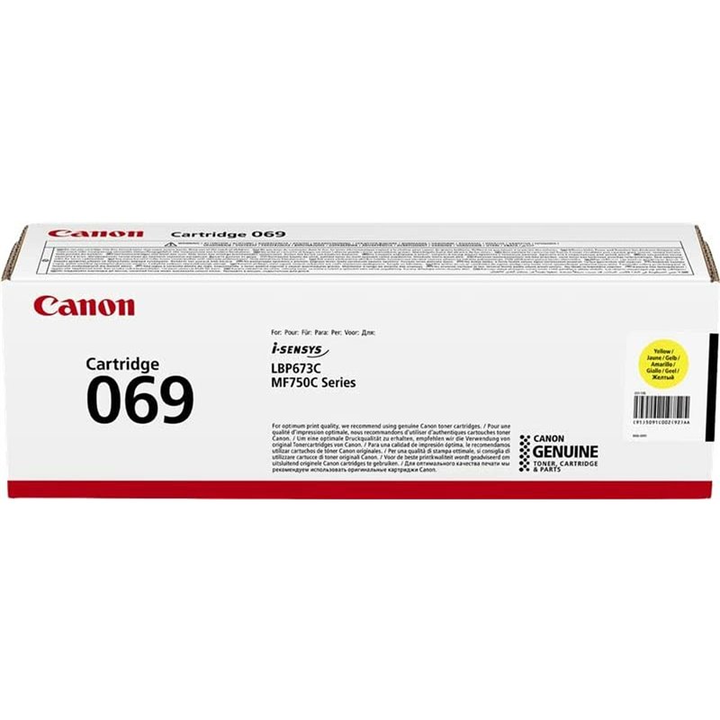 Canon 5091C002 Cartouche de toner 1 pièce(s) Original Jaune