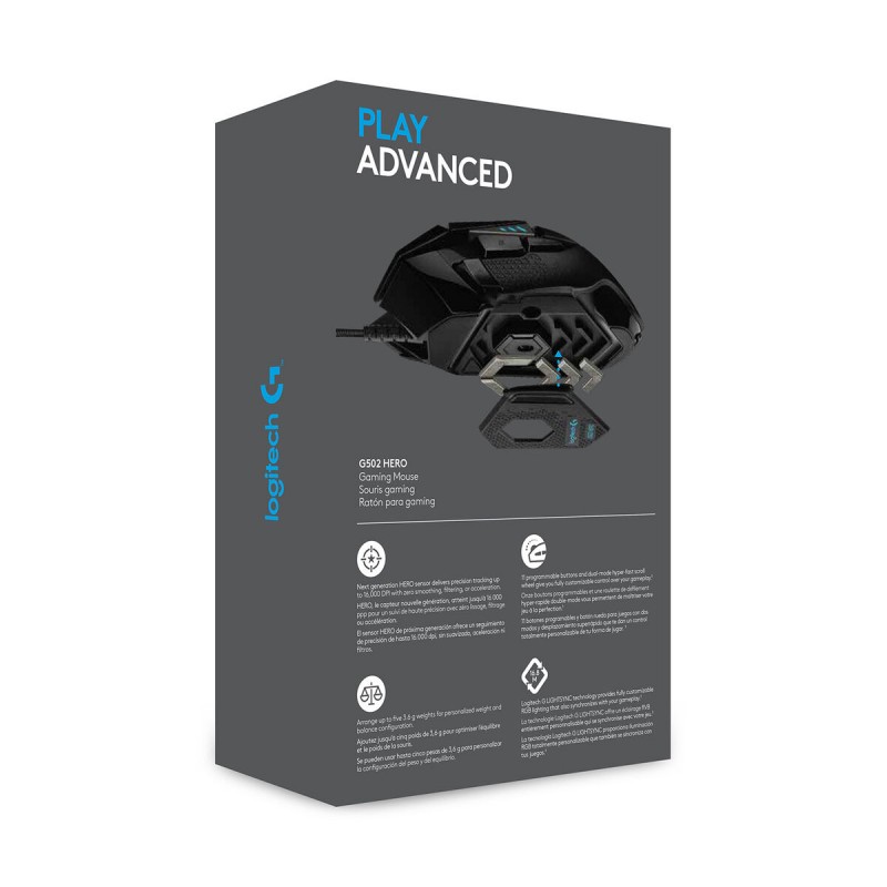 Image secondaire de Souris Logitech G502 Hero 600 dpi