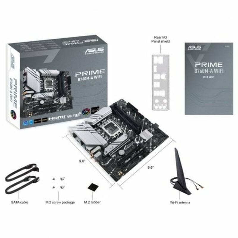 Image secondaire de Asus PRIME B760M-A WIFI Intel B760 LGA 1700 micro ATX