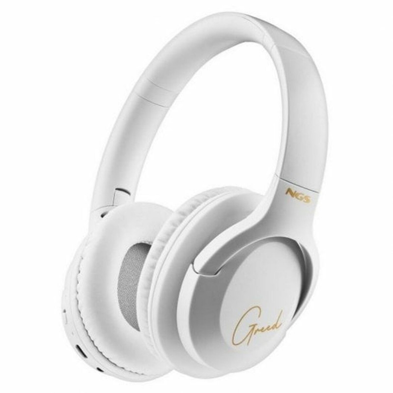 NGS ARTICA GREED Écouteurs Avec fil &sans fil Arceau Appels/Musique USB Type-C Bluetooth Blanc