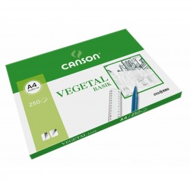 Papier végétal Canson Basik A4 250 Volets 90 g/m² (210 x 297 mm)
