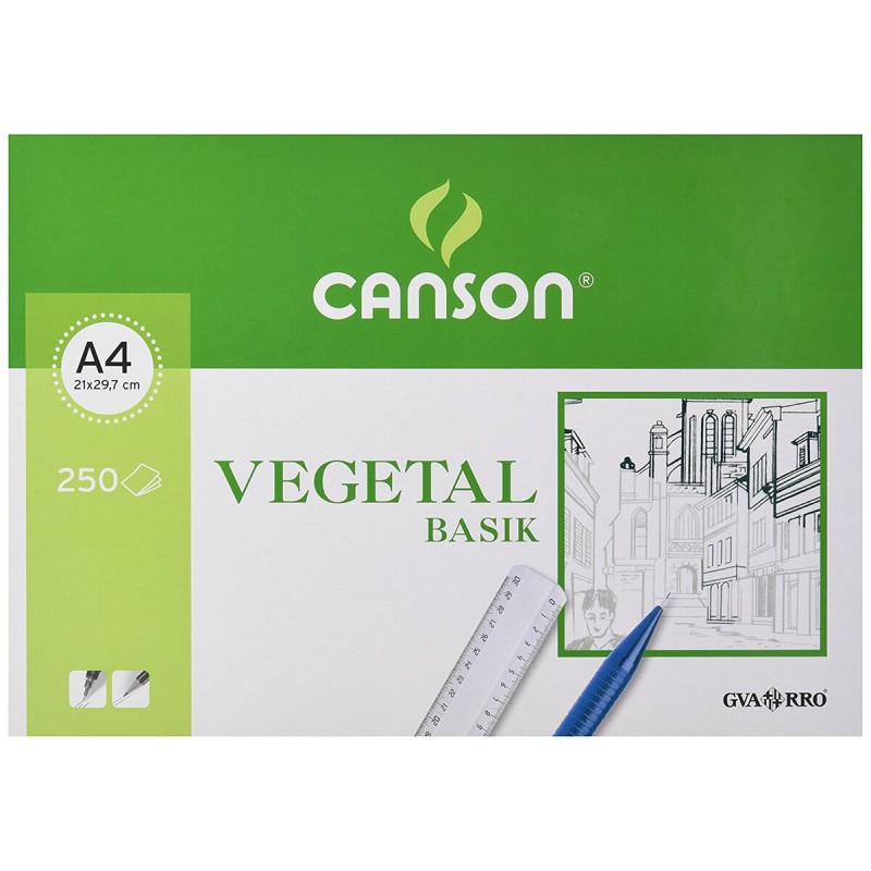 Image secondaire de Papier végétal Canson Basik A4 90 g/m² 210 x 297 mm