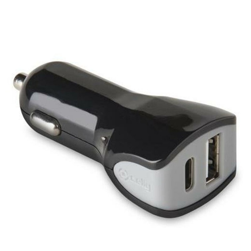 Image secondaire de Chargeur de voiture Celly Noir 17 W