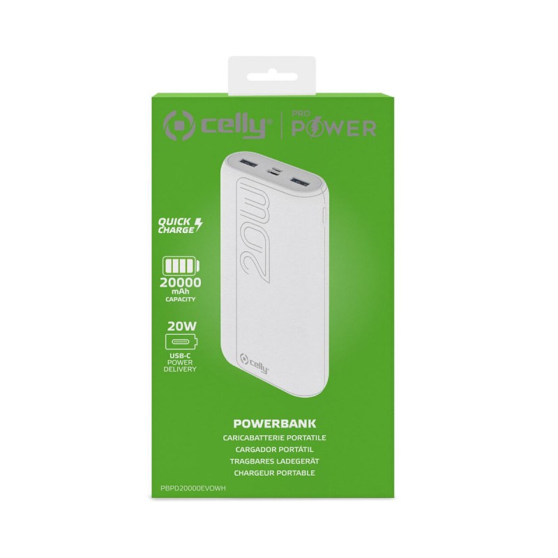 Image secondaire de Power Bank Celly 20000 mAh Blanc