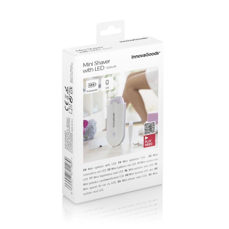 Image secondaire de Mini-Rasoir Rechargeable avec Voyant LED Epiluch InnovaGoods