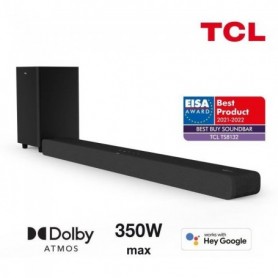 TCL TS8132 Barre de son avec caisson de basses sans fil - Dolby Atmos