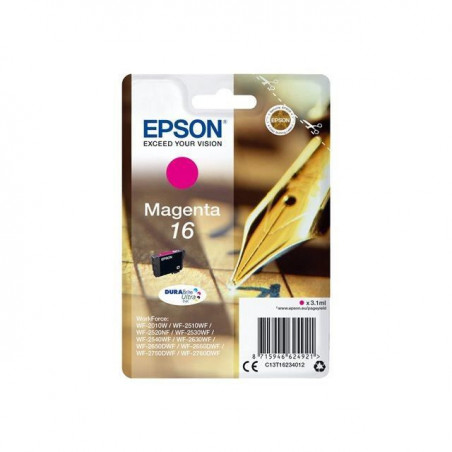 EPSON Cartouche T1623 - Stylo Plume - Magenta 20,99 €