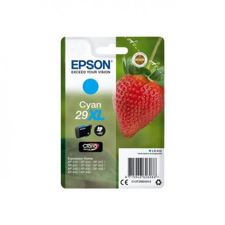 EPSON Cartouche T2992 - Fraise - Cyan XL 28,99 €