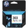 HP Pack de 3 cartouches d'encre 303 (T6N01AE) - Cyan, Magent 32,99 €