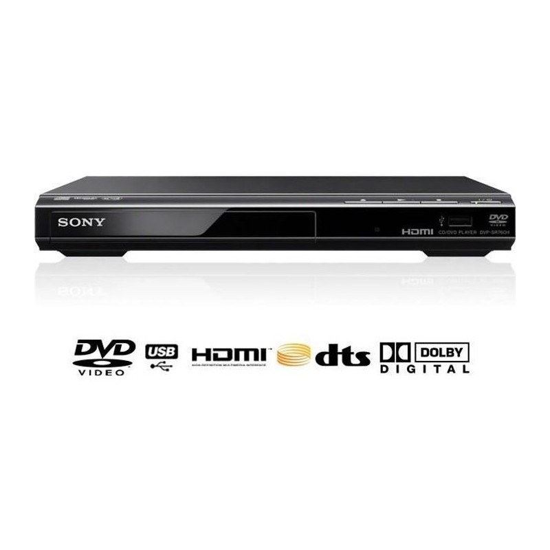 Sony DVP-SR760HB DVD player Noir