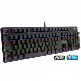 Clavier Gaming Mécanique RGB Switch Bleu AZERTY Anti-ghosting 104