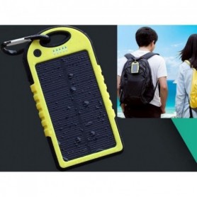STR® 5000 mAh chargeur solaire portable, imperméable à l'eau, la poussière