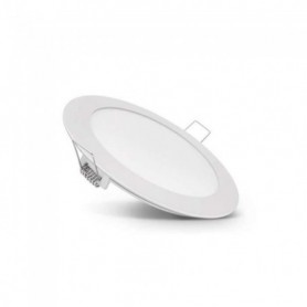 Spot LED Encastrable Plat 6W Blanc - Blanc Naturel 4000K