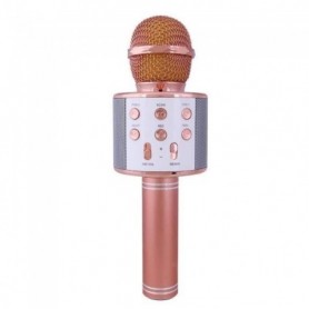 ST09577-Ws858 Microphone Bluetooth Usb Portable Sans Fil Ktv Player Karaoke