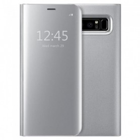 Etui Pour Samsung Galaxy Note 8 ,Clear View Smart Cover Stand Miroir Antichoc