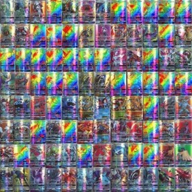 Cartes Pokemon à Collectionner GX, Ensemble de 100 pièces Cartes Pokemon