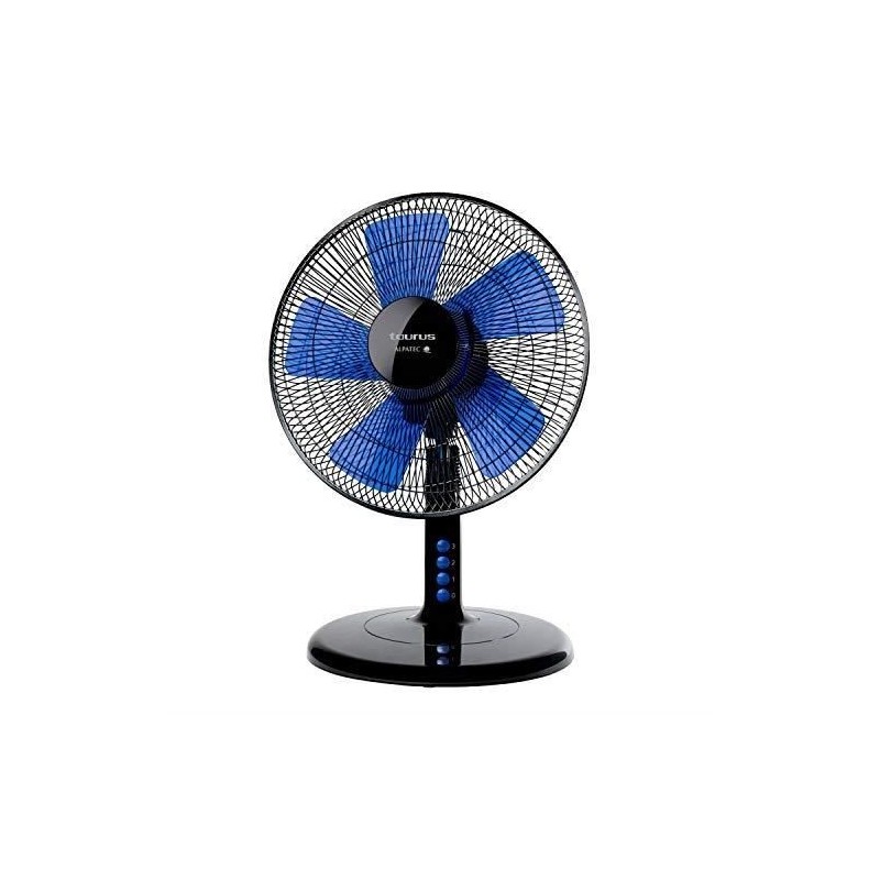 Ventilateur de Bureau Taurus Boreal 12 Elegance Noir/Bleu 45 W