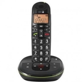 DORO Téléphone sans fil PhoneEasy 105wr - Système de répondeur avec ID