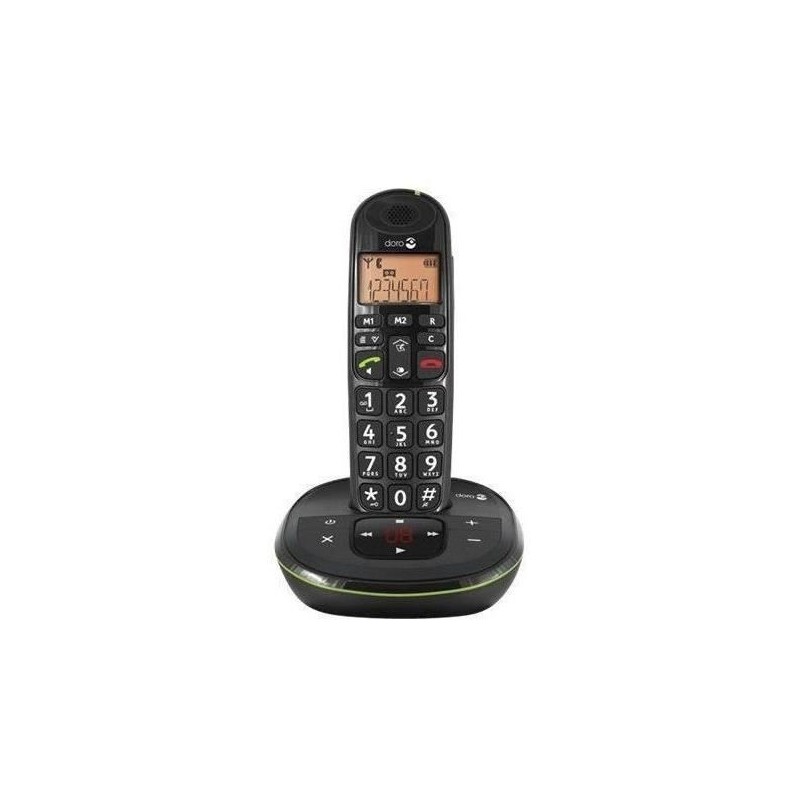 Doro Téléphone sans fil PhoneEasy 105wr - Système de répondeur avec ID