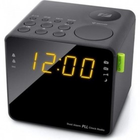 MUSE M-187 CR Radio Reveil Double Alarme - Tuner PLL FM - 20 Présélections
