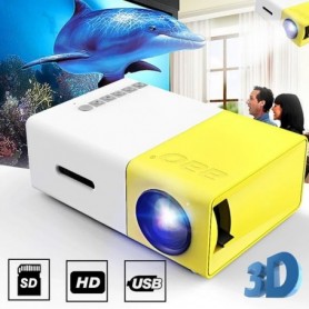 YG-300 LCD Mini Support 1080P Portable LED Projecteur Home Cinéma Vidéoprojecteur