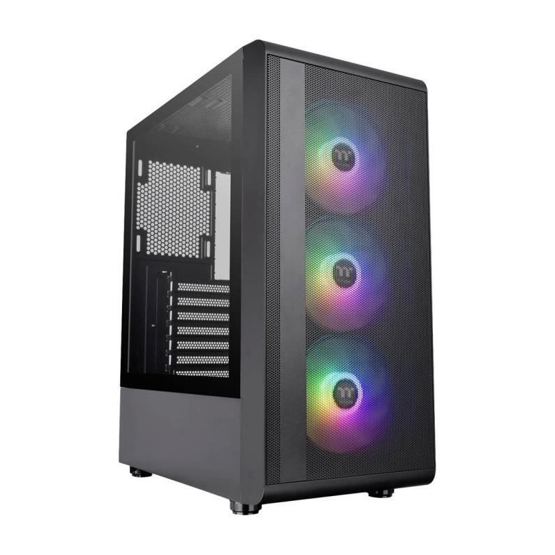 Boîtier ATX semi-tour THERMALTAKE S200 TG ARGB Noir