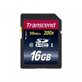 TRANSCEND Carte mémoire SDHC - 16 Go - Class 10