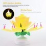 VINSOO Innovantes figurine pour gâteau de fête Musicale Fleur De Lotus