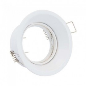 Vision-EL - Support de spot basse luminance blanc - Rotatif 85x47mm IP20