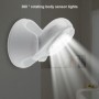 ZT09456-Lampe LED Lumière 360° Détecteur Mouvement tourne automatique