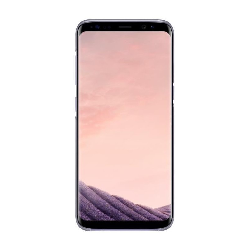 Samsung Coque transparente ultra fine S8+ Lavande