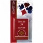 FRANCE CARTES - Jeu de 54 Cartes - Gauloise Rouge - Lot de 3 - Cartonnées