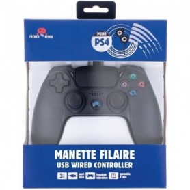 Manette filaire FREAKS AND GEEKS de 3m Noire pour PS4