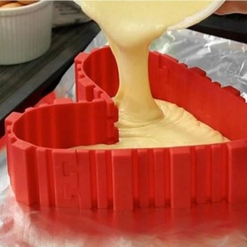 2017 Nouveau 4Pcs / lot Magic Bake Snakes Food Grade Silicone Cake Mold