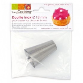Douille inox 18 mm - Scrapcooking